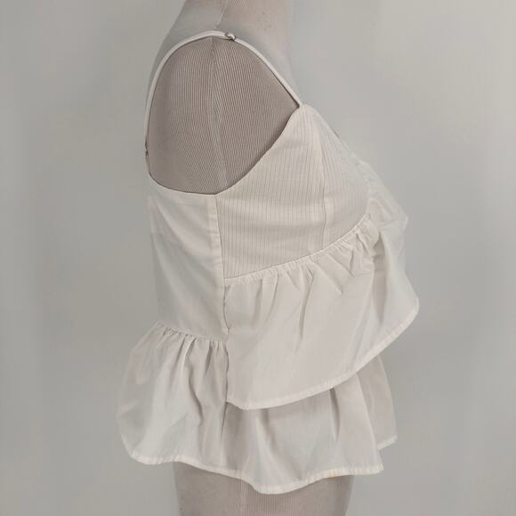 Romwe One Sider Ruffle Blouse Size Small / 4 - Picture 6 of 7